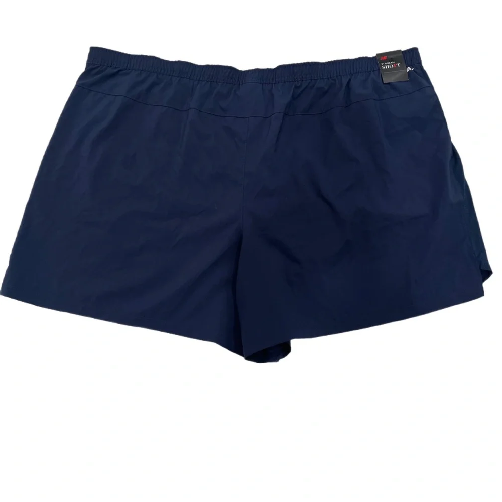 New Balance | Mens Accelerate 5in Blue Athletic Running Dry Fit Shorts 4XL NWT - Picture 3 of 6